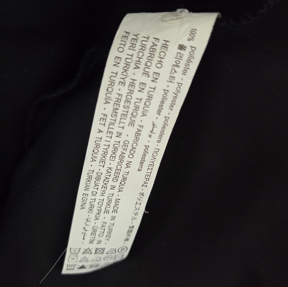 Zara Black Maxi Dress with Button Detail NWOT - Picture 8 of 9